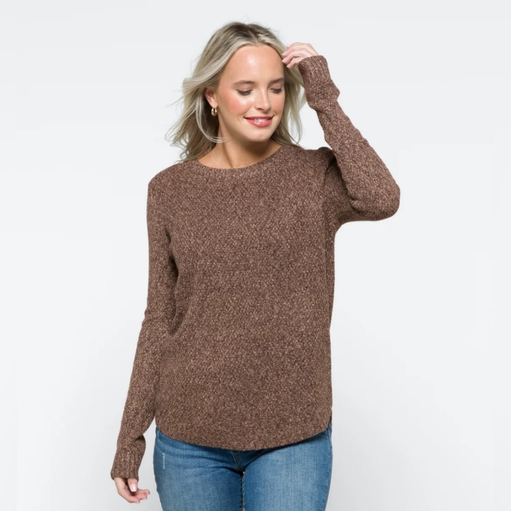 Pink Clover Nickole Textured Sweater
